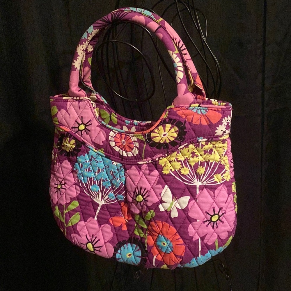 Vera Bradley Flutterby Retired Pattern Double Han… - image 1